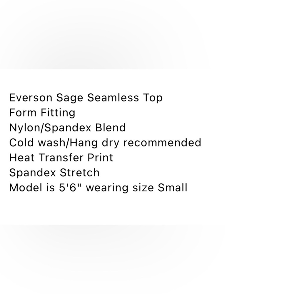 🐺 Darc Sport Everson Seamless Darc Blue ghost cloud long sleeve crop top SHE M - Picture 9 of 11